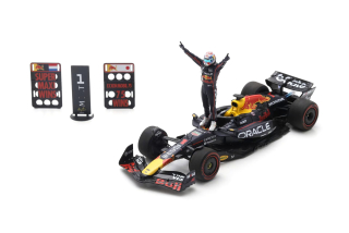 Red Bull Racing RB21 #1 M.Verstappen Winner US GP 2025 with Pit Board & Bigger Base 1:43 Spark