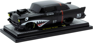 Chevrolet 150 Sedan 1957 black 1:24 M2 Machines