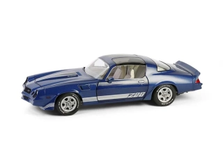 Chevrolet Camaro Z/28 with T-Tops dark blue/charcoal stripes 1:18 GreenLight