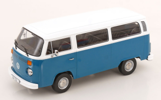 Volkswagen T2b Bus 1972 blue/white 1:18 KK Scale
