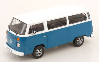 Volkswagen T2b Bus 1972 blue/white with Fuchs Rims 1:18 KK Scale
