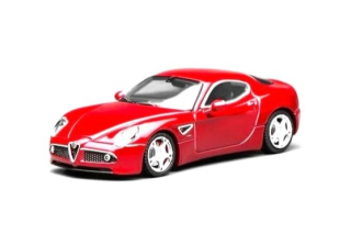 Alfa Romeo 8C Competizione 2008 red 1:64 Motorhelix 
