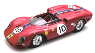 Ferrari 365 P2 4.4L V12 Spider #10 P.Rodriguez 3rd Mosport Canada GP 1965 1:18 Tecnomodel
