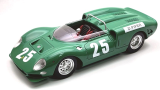 Ferrari 365 P2 4.4L V12 Spider #25 D.Piper 7th Guards Trophy Brands Hatch 1965 1:18 Tecnomodel