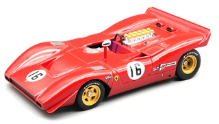 Ferrari 612 Can-Am #16 C.Amon 3rd Watkins Glen 1969 1:43 Tecnomodel 