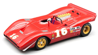 Ferrari 612 Can-Am #16 C.Amon 3rd Mid-Ohio 1969 1:43 Tecnomodel 