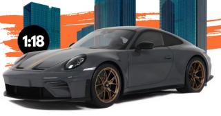 Porsche 911 992.2 GT3 Touring 2025 grey 1:18 GT Spirit
