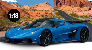 Koenigsegg Jesko 2025 blue 1:18 GT Spirit