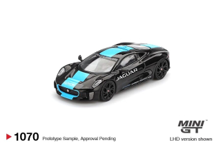 Jaguar C-X75 2010 black 1:64 Mini GT
