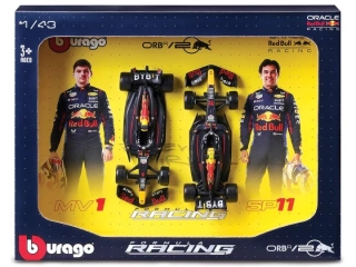 Set - Oracle Red Bull Racing RB20 #1 M.Verstappen + #11 S.Perez 2024 1:43 Bburago