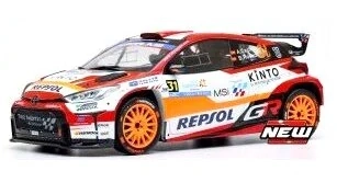 Toyota Yaris GR Rally2 team REPSOL WRC #31 Cachon/Rozada Rally Islas Canarias 2025 1:43 Ixo Models