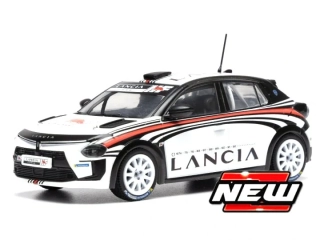 Lancia Ypsilon FH Rally4 Test Car Miki Biasion 2024 1:43 Ixo Models