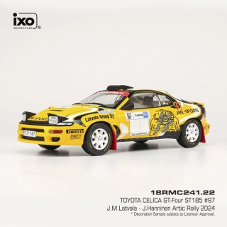Toyota Celica GT-Four ST185 #97 Latvala/Hanninen Artic Rally 2024 1:18 Ixo Models