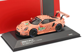 Porsche 911 RSR #92 Christensen/Estre/Vanthoor Winner LMGTE-Pro Pink Pig 24H Le Mans 2018 1:43 Ixo Models