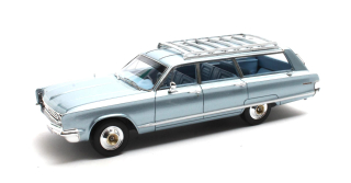 Chrysler Town&Country SW Station Wagon 1966 crystal blue 1:43 Matrix Scale Models