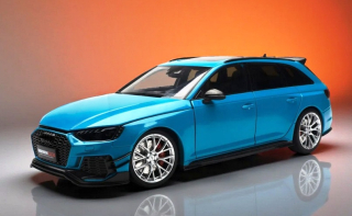 Audi A4 RS4 Darwin Pro B9 Avant SW Station Wagon 2020 blue metallic 1:18 NZG
