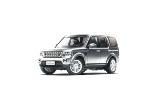 Land Rover Discovery 4 2014 metallic gray 1:64 Whelart