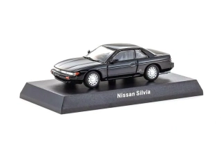 Nissan Silvia S13 1988 black 1:64 Kyosho