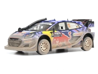 Ford Puma Rally1 Team M-Sport WRT #13 Munster/Louka 5th Rally Kenya Safari 2025 1:18 Ixo Models