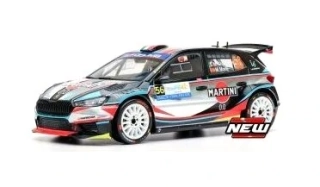 Škoda Fabia RS Rally2 Team Eurosol Racing #56 Granados/Marti Rally Islas Canarias 2025 1:43 Ixo Models