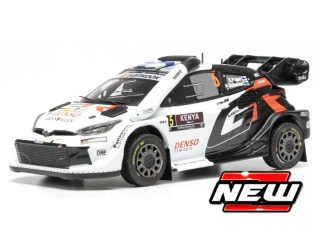 Toyota Yaris GR Rally1 Hybrid Team Toyota GAZOO Racing WRT2 #5 Pajari/Salminen Rally Kenya 2025 1:43 Ixo Models