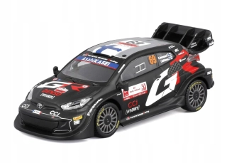 Toyota Yaris GR Rally1 Hybrid Team Toyota GAZOO Racing WRT #69 Rovanpera/Halttunen Rally 2024 1:43 Bburago