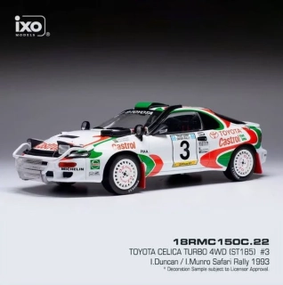 Toyota Celica Turbo 4WD ST185 #3 Duncan/Munro Safari Rally 1993 1:18 Ixo Models