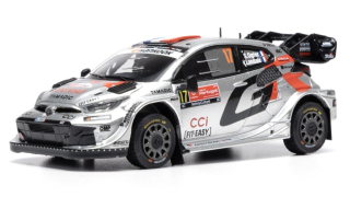 Toyota Yaris GR Rally1 Hybrid Team Toyota Gazoo Racing WRT #17 Ogier/Landais Winner Rally Portugal 2025 1:43 Ixo Models