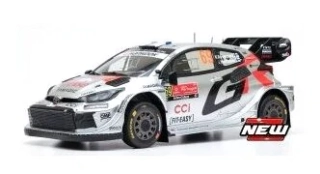 Toyota Yaris GR Rally1 Hybrid Team Toyota Gazoo Racing WRT #69 Rovanperä/Halttunen 3rd Rally Portugal 2025 1:43 Ixo Models