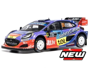 Ford Puma Rally1 Team M-Sport WRT #22 Sesk/Francis Rally Sweden 2025 1:43 Ixo Models