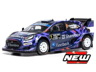 Ford Puma Rally1 Team M-Sport WRT #9 Serderedis/Miclotte Rally Sweden 2025 1:43 Ixo Models