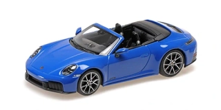 Porsche 911 992.2 Carrera GTS Cabriolet 2024 blue 1:43 Minichamps