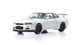 Nissan Skyline GT-R R34 V-SpecII 2001 white 1:43 Kyosho