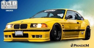 BMW M3 Coupe Pandem 1990 sun yellow 1:18 Solido