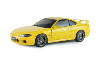 Nissan Silvia S15 Spec-R Aero 1999 lightning yellow 1:18 Solido
