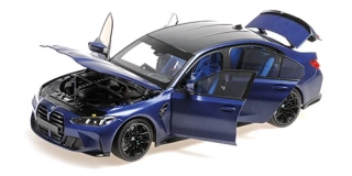 BMW M3 2024 matt blue metallic 1:18 Minichamps 