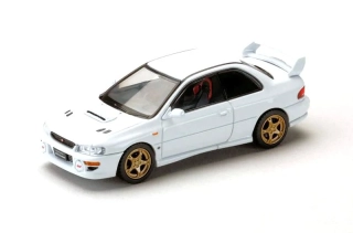Subaru Impreza Pure Sports Coupe WRX Type R STI Version VWR Type Front Bumper pure white 1:64 Hobby Japan