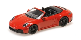 Porsche 911 992.2 Carrera GTS Cabriolet 2024 red 1:43 Minichamps