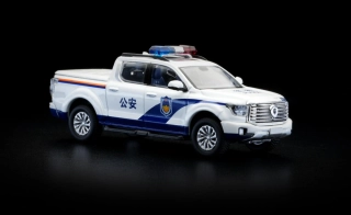 Great Wall Police Truck white/blue 1:64 XCartoys