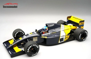 Minardi F1 M191 Ford #24 G.Morbidelli Spa Francorchamps GP 1991 with Pilot Figure 1:18 Tecnomodel