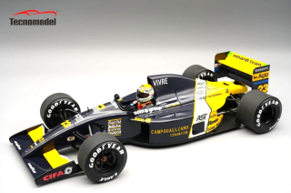 Minardi F1 M191 Ford #23 P.Martini USA GP 1991 with Pilot Figure 1:18 Tecnomodel