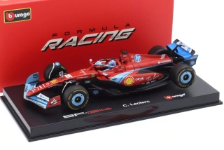 Ferrari SF-24 #16 Ch.Leclerc 3rd Miami GP 2024 with Helmet 1:43 Bburago