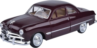Ford Coupe 1949 burgundy 1:24 Motor Max