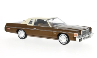 Dodge Royal Monaco Coupe 1977 braun/beige 1:24 WhiteBox