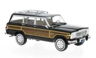 Jeep Grand Wagoneer 1981 black/wood 1:24 WhiteBox