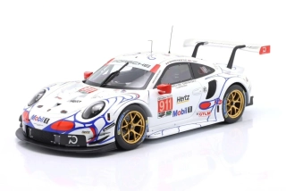 Porsche 911 RSR Team Porsche GT #911 Pilet/Tandy/Makowiecki Winner GTLM Petit Le Mans 2018 1:18 Ixo Models