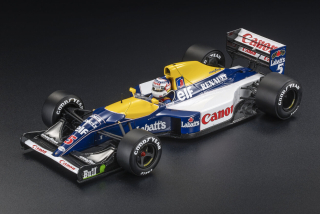Williams F1 FW14B Renault #5 N.Mansell World Champion Winner French GP 1992 with Pilot Figure 1:18 GP Replicas