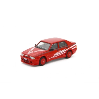 Alfa Romeo 75 1.8i Turbo Evoluzione 1987 red/white 1:64 Laudoracing Model