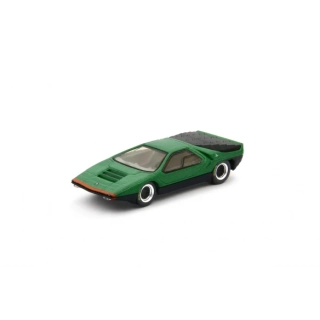 Alfa Romeo 33 Bertone Carabo 1968 metallic green 1:64 Laudoracing Model