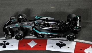 Mercedes-AMG Petronas F1 Team W16e #63 G.Russell 2nd Las Vegas GP 2025 150th GP's 1:43 Spark
